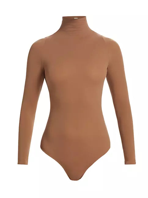 The Ballet Body Turtleneck - Cocoa