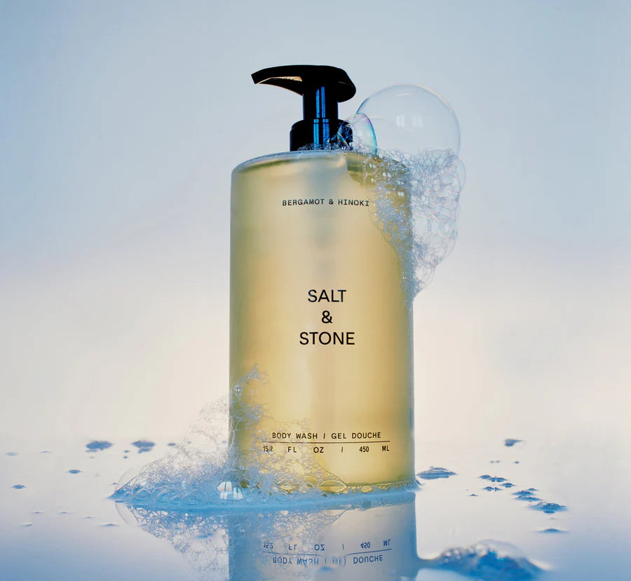 SALT & STONE Body Wash - Bergamot and Hinoki