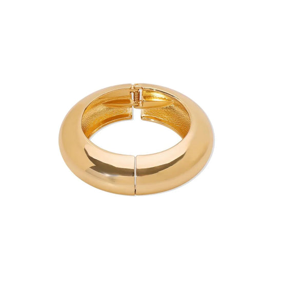 NURTURE SPA Rounded Gold Bangle - Small