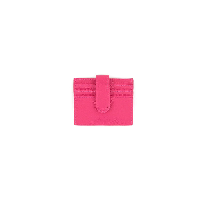 B AND C BAGS Card Holder Wallet - Fuchsia