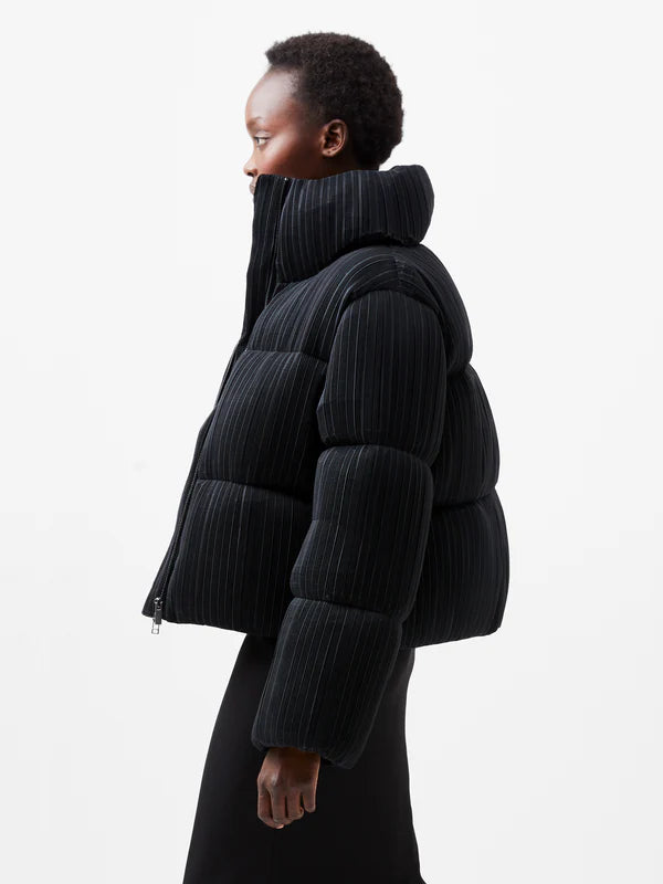 FRENCH CONNECTION Dinara Crinkle Puffer - Blackout