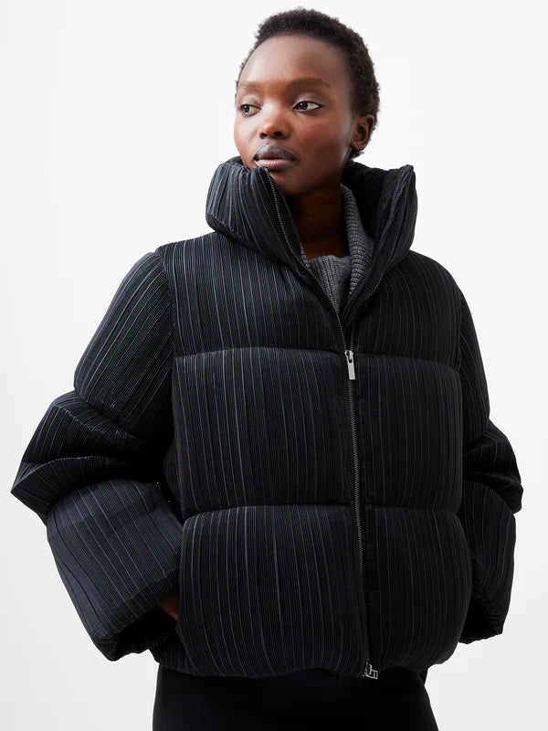 FRENCH CONNECTION Dinara Crinkle Puffer - Blackout