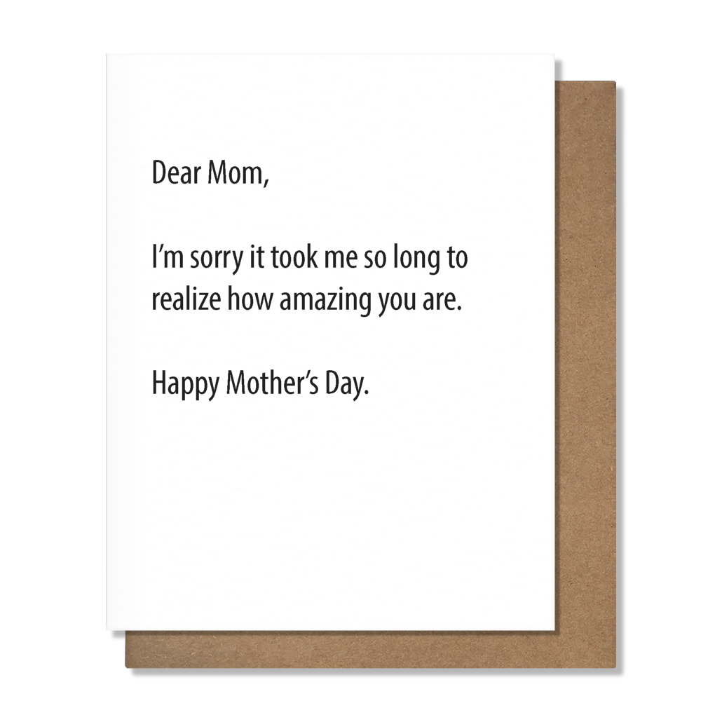 PRETTY ALRIGHT GOODS Amazing Mom - Mother's Day Card