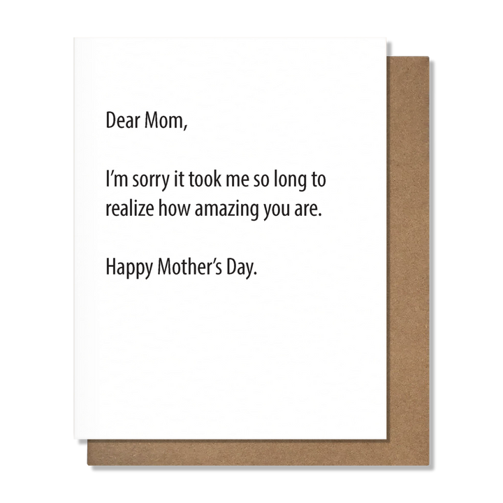 PRETTY ALRIGHT GOODS Amazing Mom - Mother's Day Card