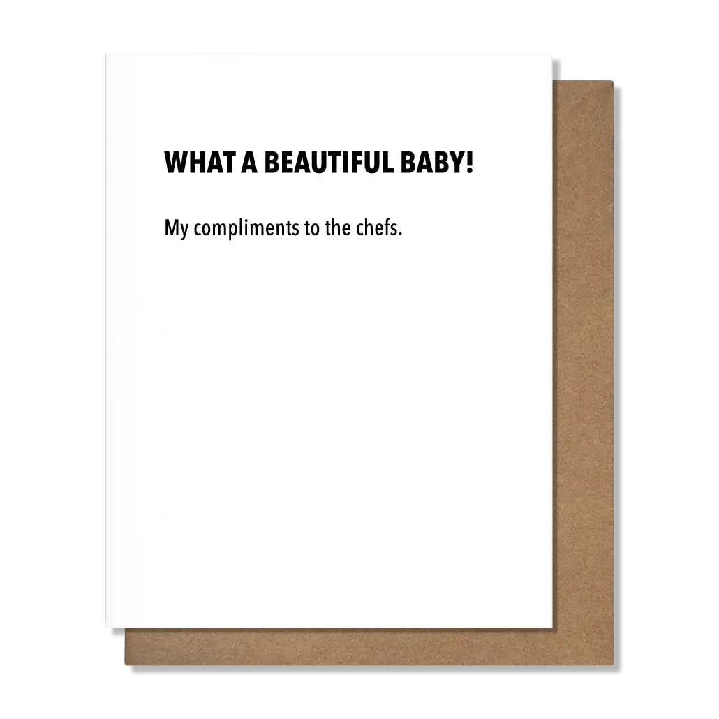 Beautiful Baby - Congratulations Card