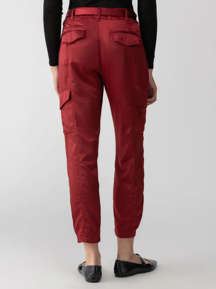 SANCTUARY Classy Cargo Trouser - Garnet