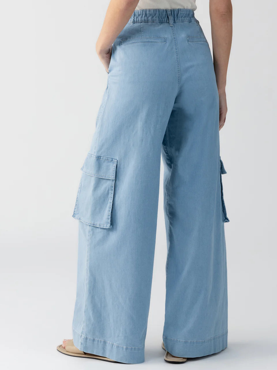 SANCTUARY Sunset Denim Pant - Pale Blue