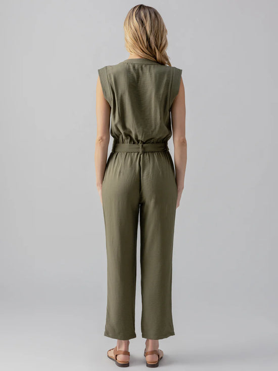 SANCTUARY Prima Jumpsuit - Burnt Olive