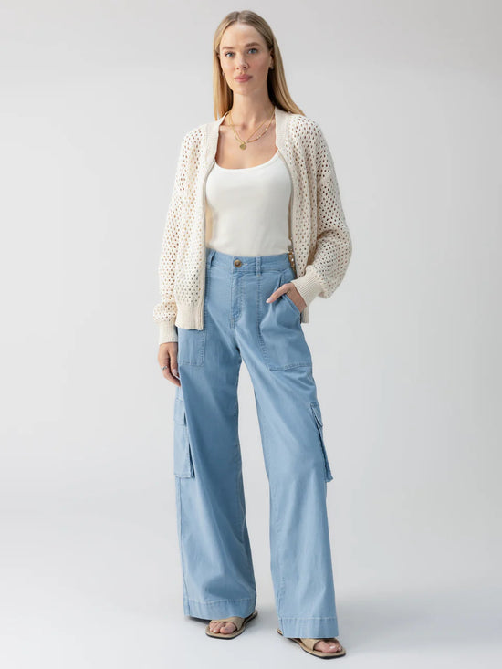 SANCTUARY Sunset Denim Pant - Pale Blue