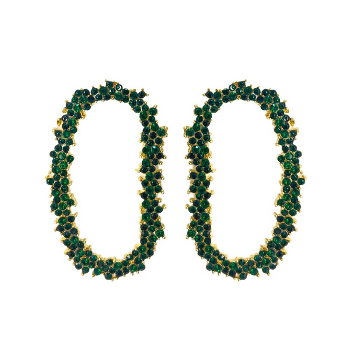 NURTURE SPA Crystal Garland Drop - Emerald