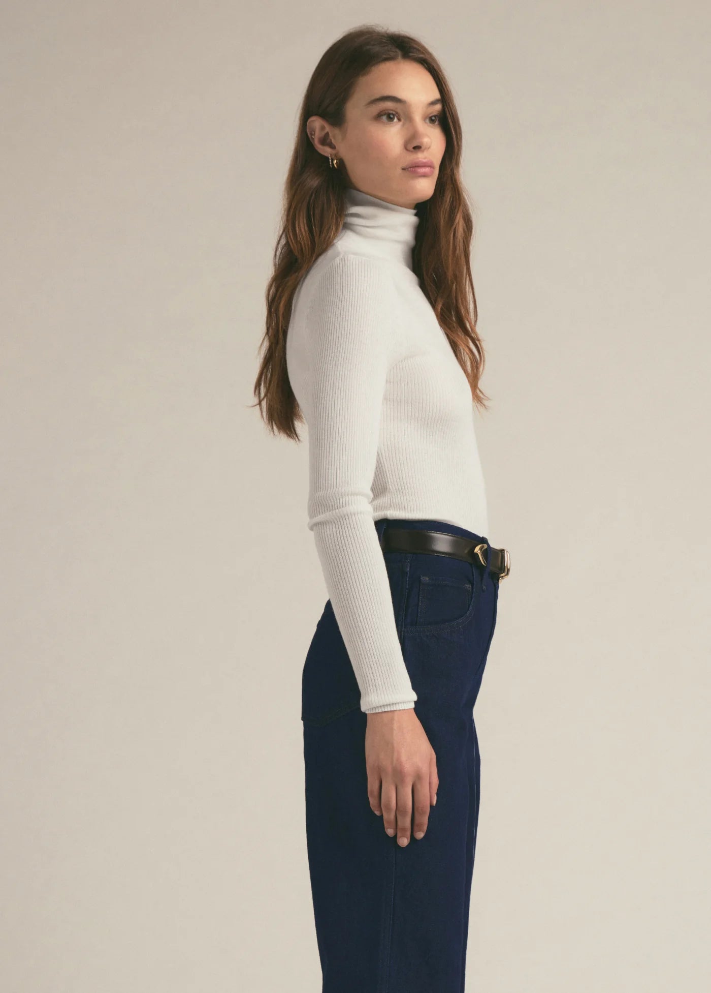 Amelia Long Sleeve Top - White