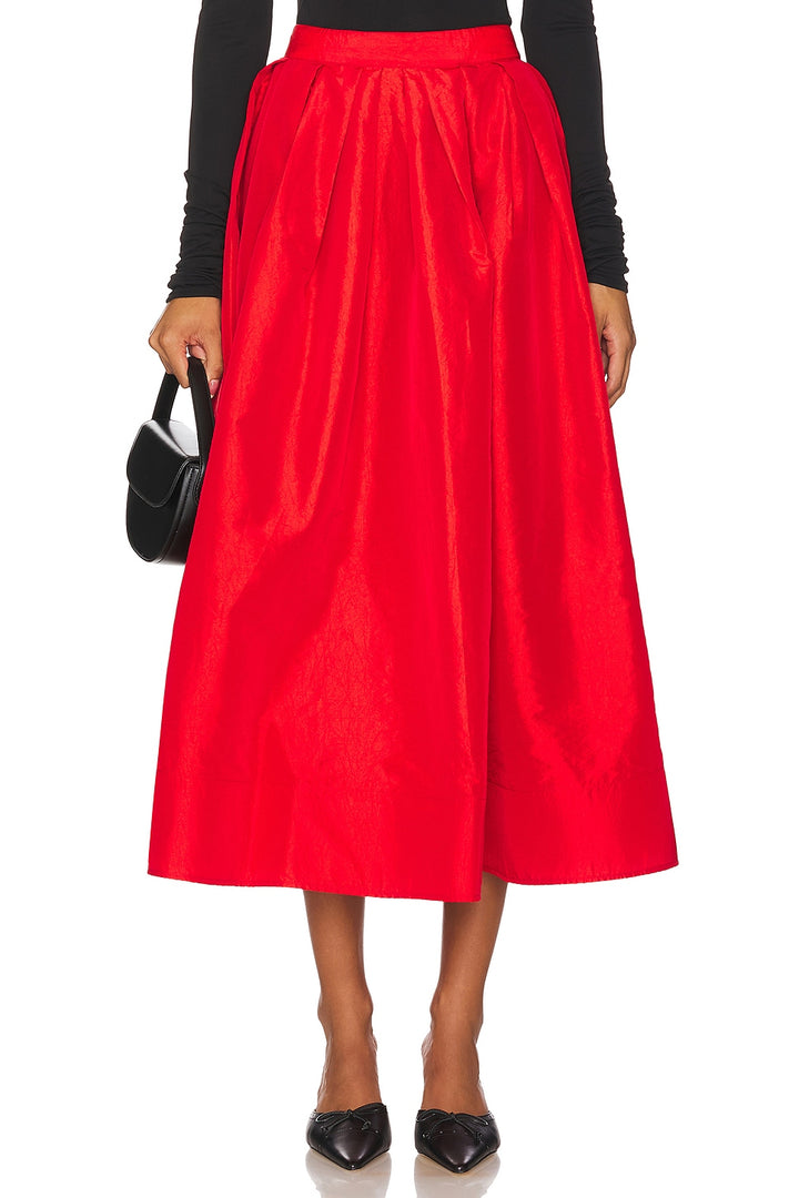 Emilia Full Skirt - High Risk Red