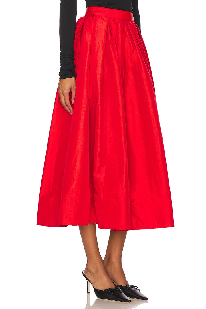 Emilia Full Skirt - High Risk Red