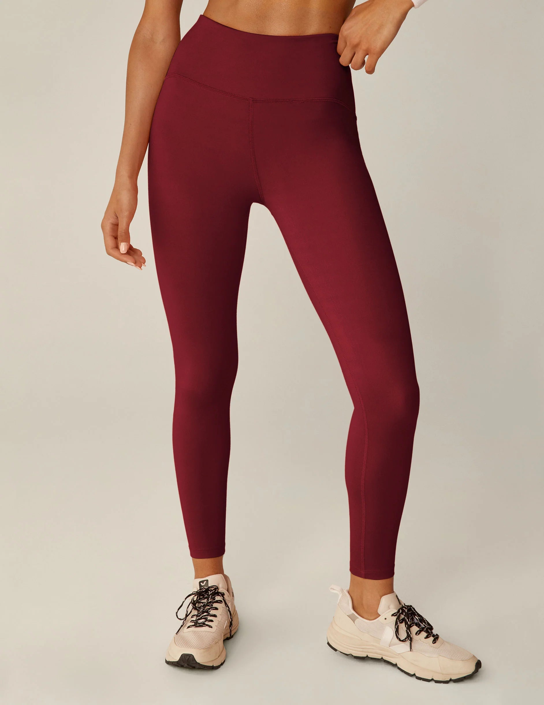 BEYOND YOGA PowerBeyond Midi Leggings - California Merlot