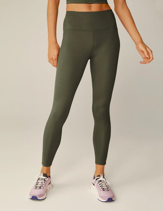 BEYOND YOGA Powerbeyond Midi Leggings - Modern Olive