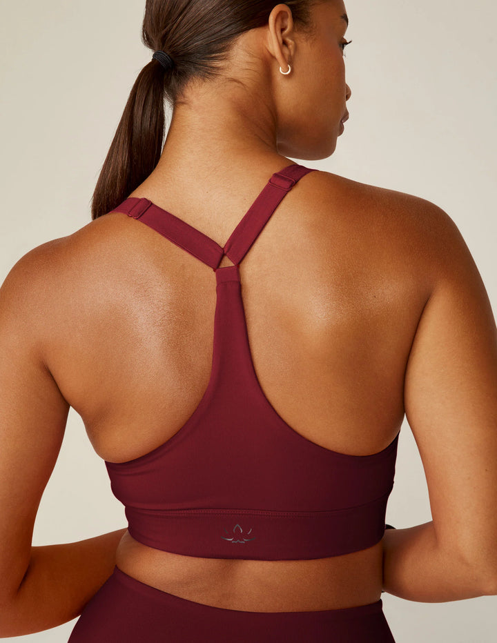 BEYOND YOGA PB Strive Long Line Bra - California Merlot