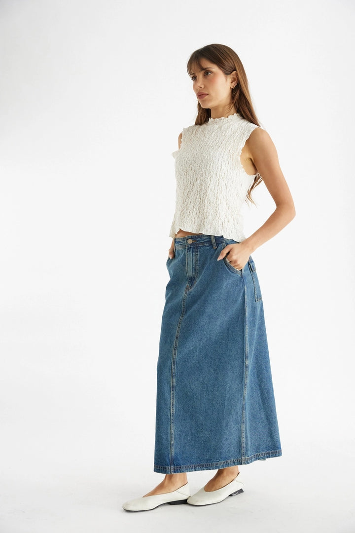 ALL:ROW The Jules Skirt - Denim Maxi