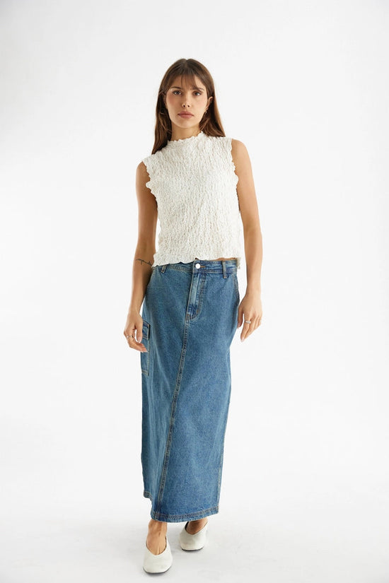 ALL:ROW The Jules Skirt - Denim Maxi