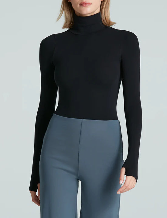 The Ballet Body Turtleneck - Black