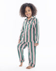DENISE RAE PJ Long Sleeve Set Kids-Holiday Twist