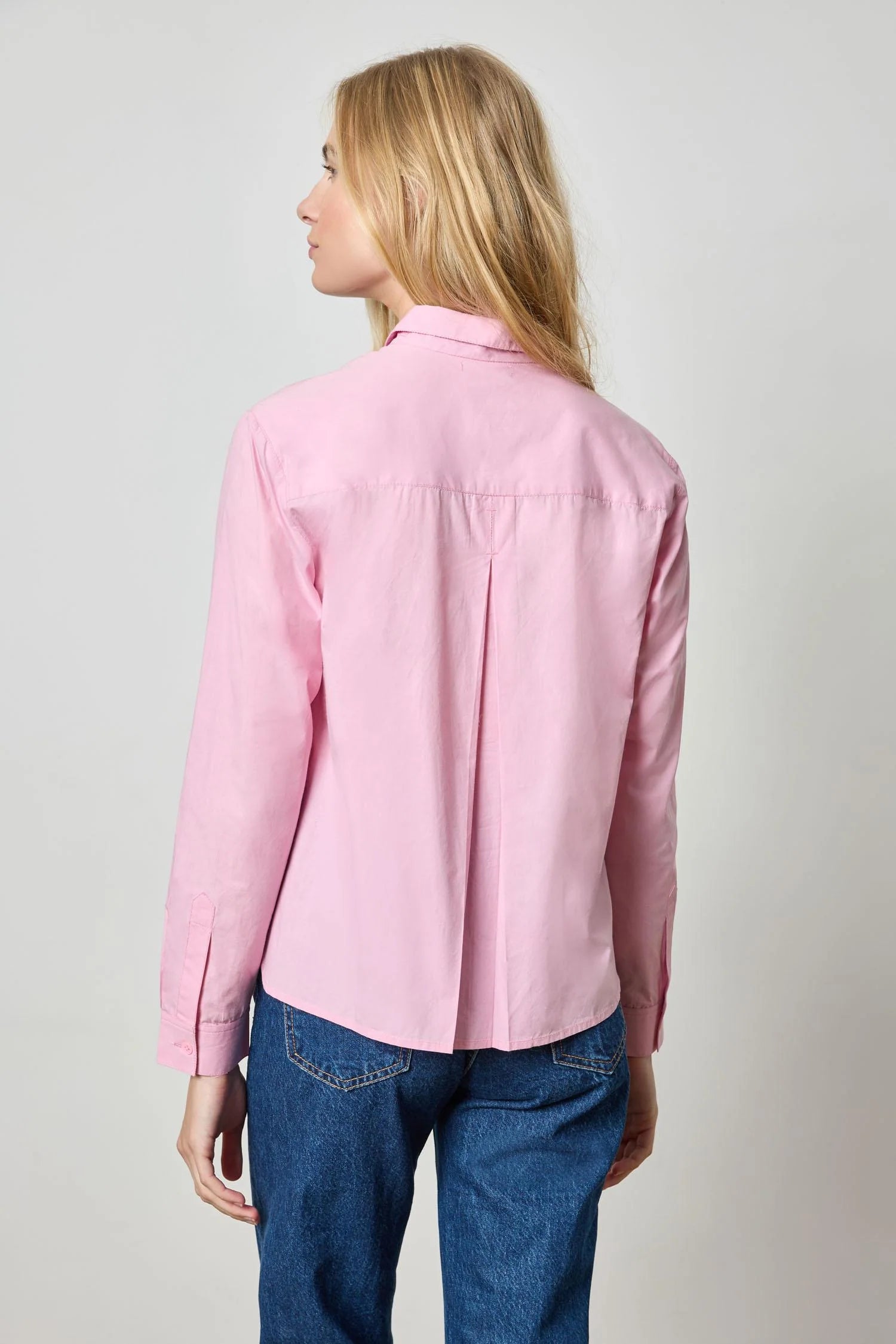 Poplin Button Down - Taffy