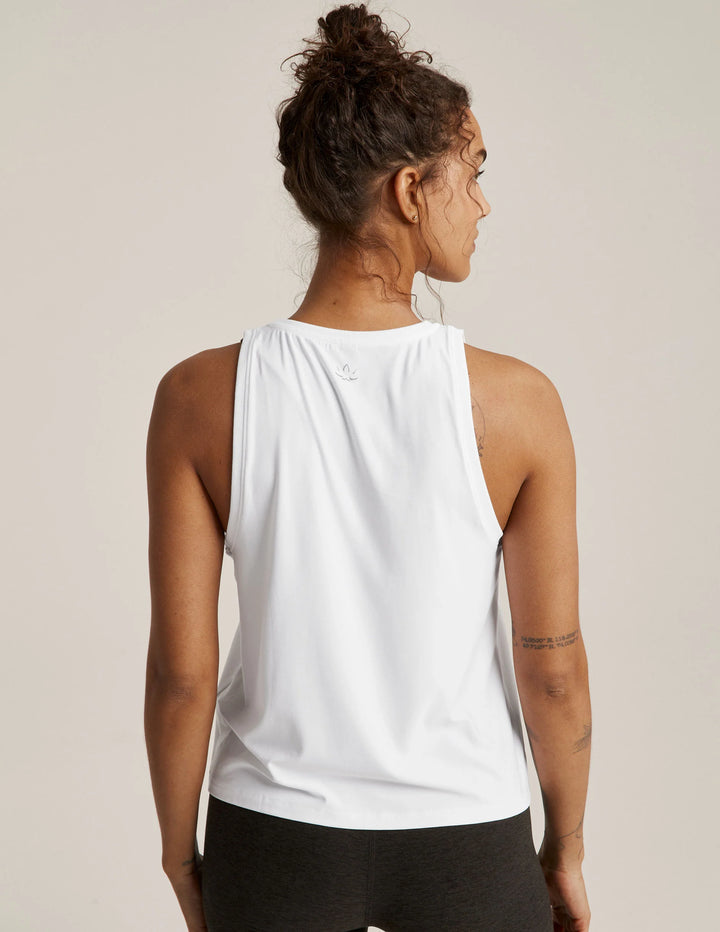 BEYOND YOGA Featherweight Rebalance Tank - Cloud White