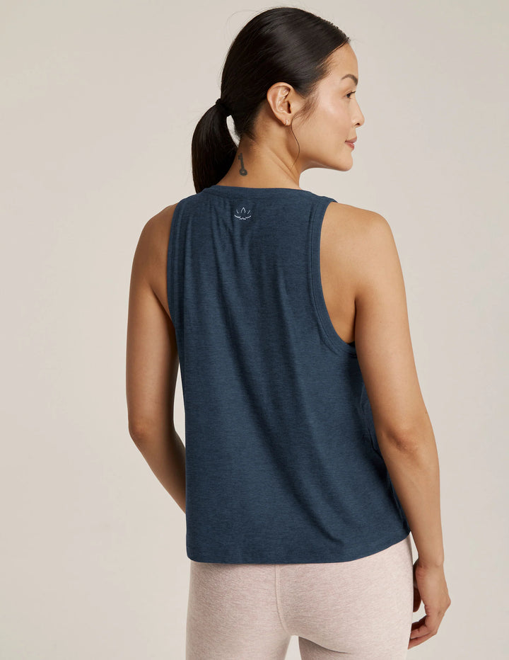 BEYOND YOGA Featherweight Rebalance Tank - Nocturnal Navy