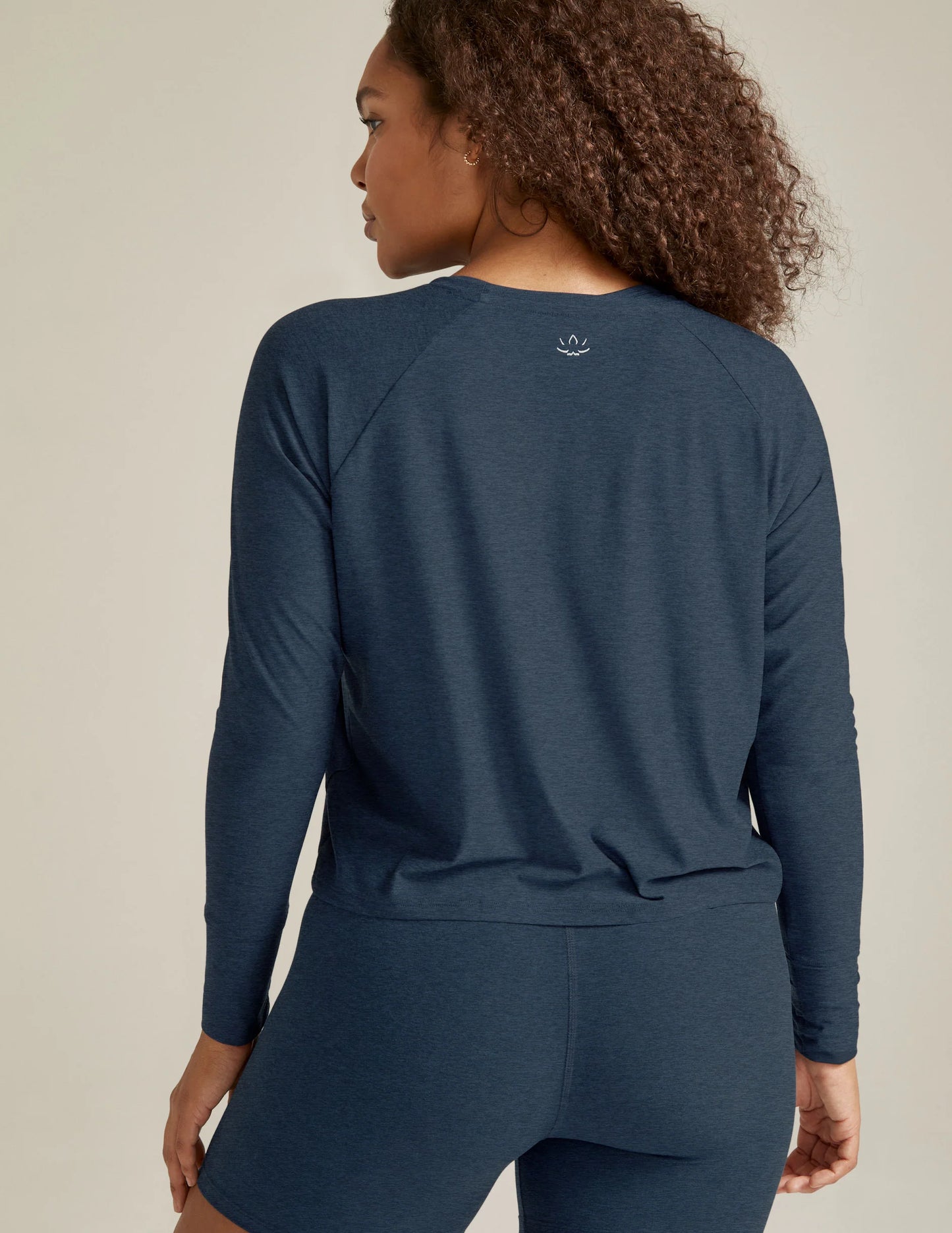 BEYOND YOGA Featherweight Daydreamer Pullover - Nocturnal Navy