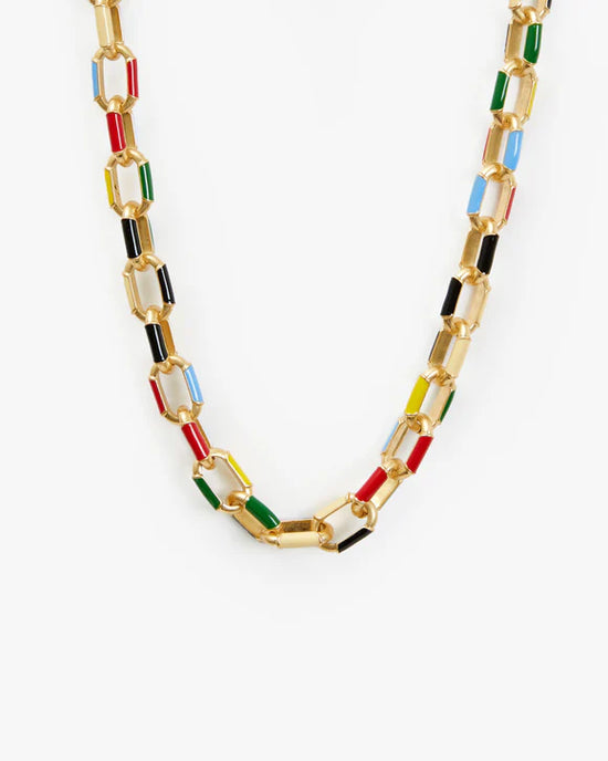 CLARE V. Le Link Necklace - Multi