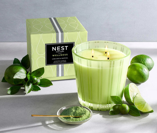 NEST 3-Wick Candle Lime Zest & Matcha