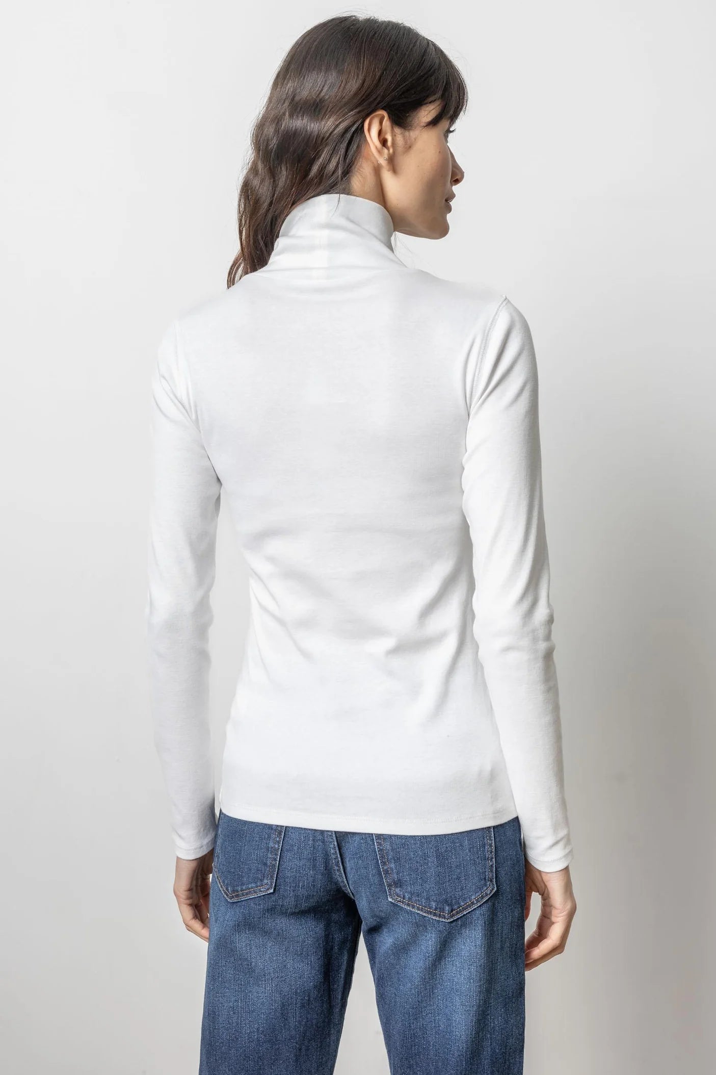 LILLA P Turtleneck - White