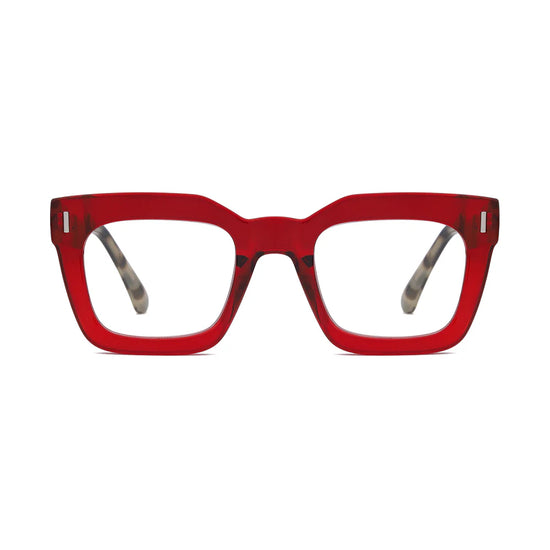 RYAN SIMKHAI Ness - Transparent Red Grey Tortoise