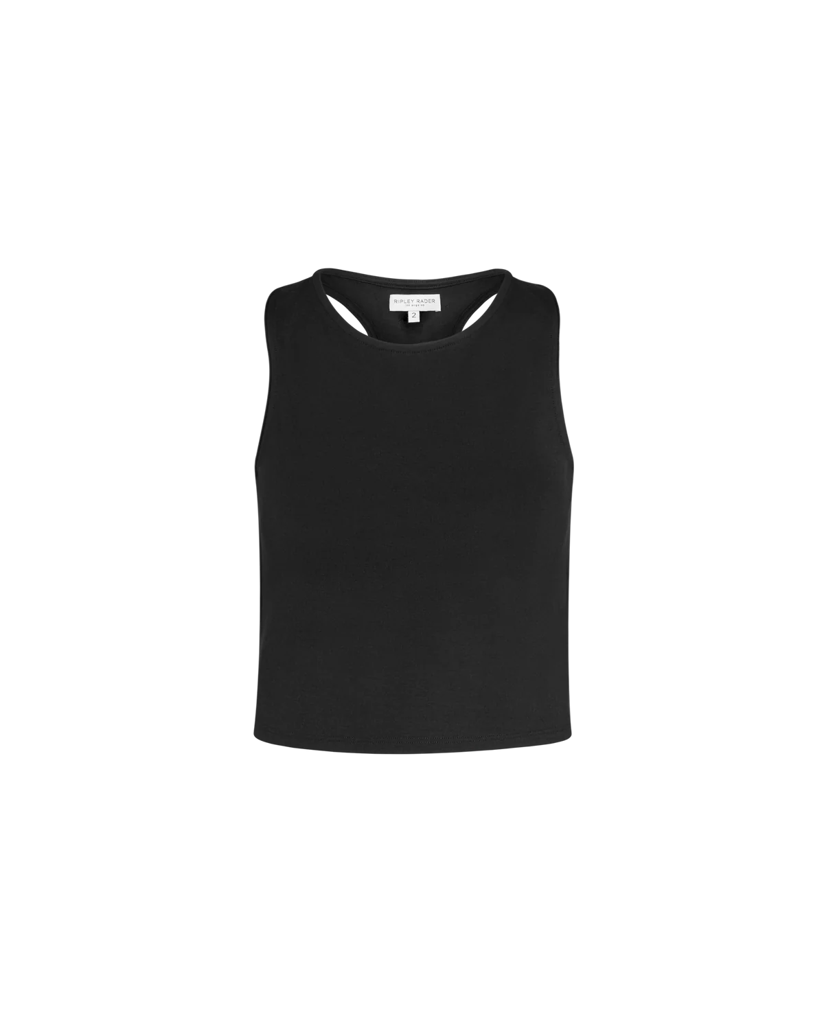 Ponte Knit Tank Top - Black