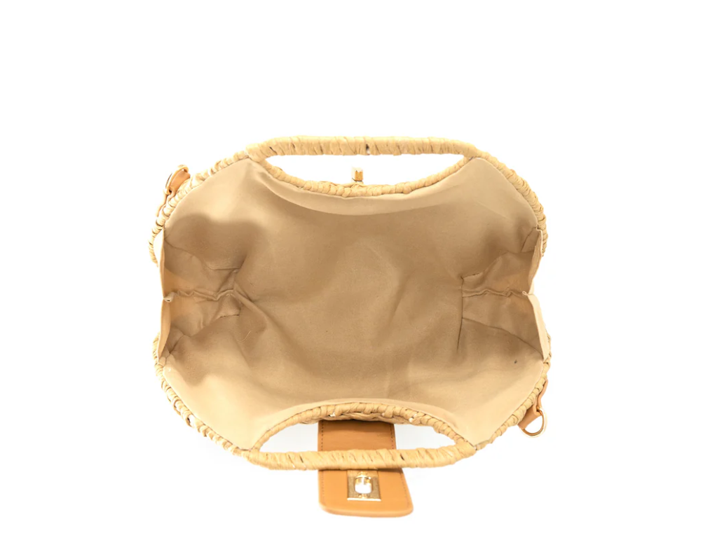 B AND C BAGS Straw Bag 2638