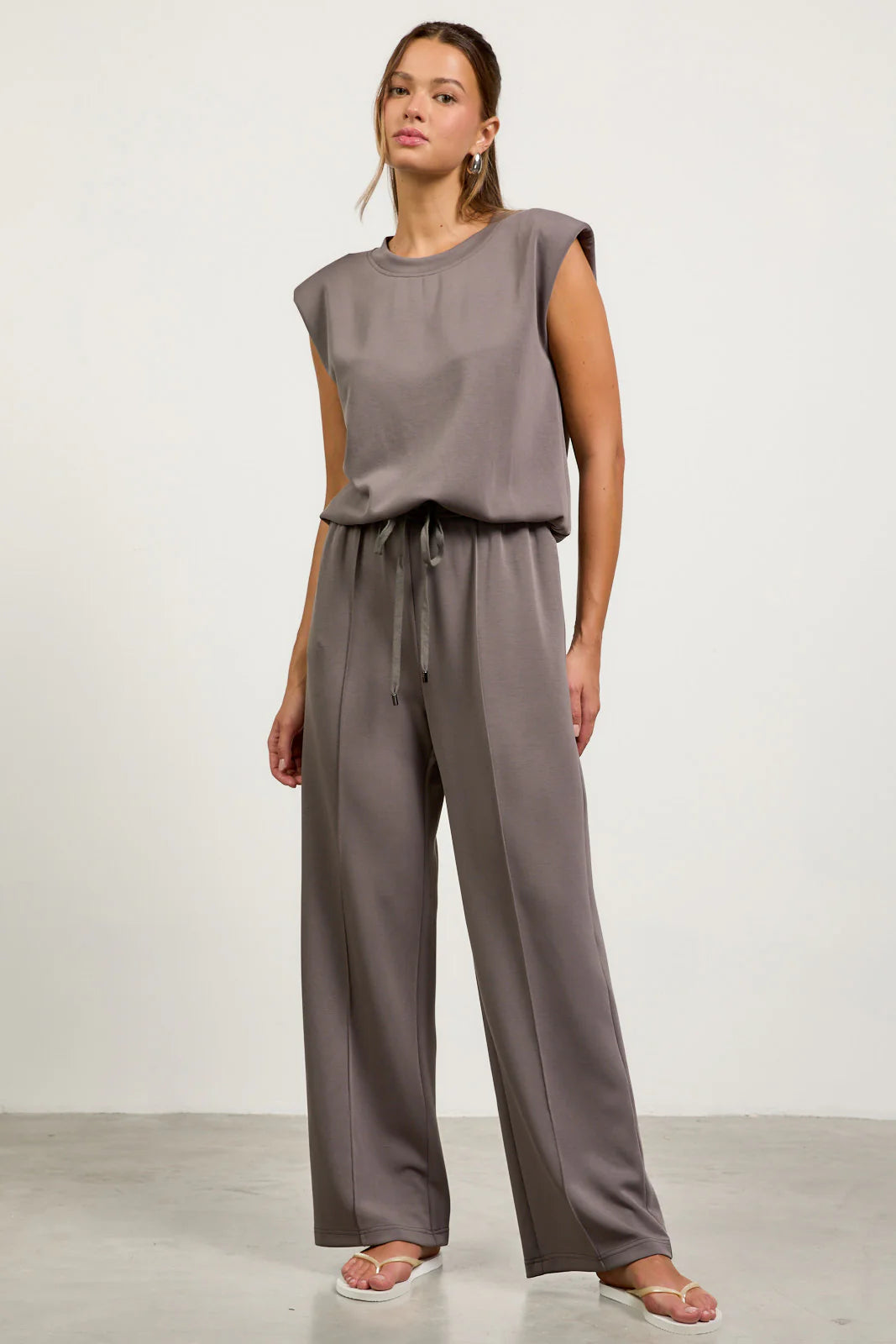 Soft Modal Lounge Pants -Charcoal