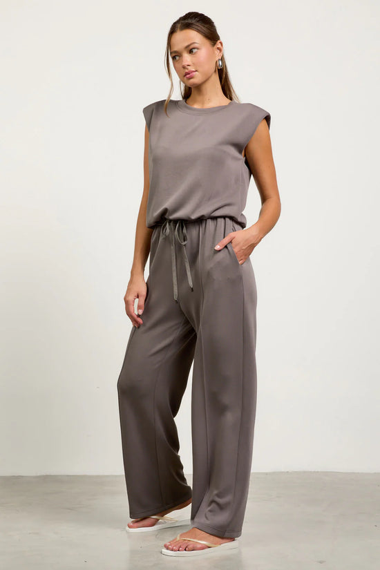 Soft Modal Muscle Top - Charcoal