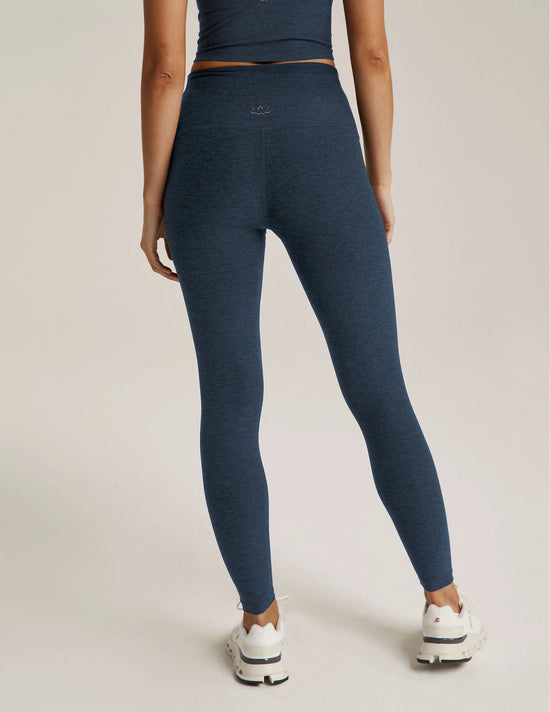 BEYOND YOGA Spacedye Caught Midi HW Leggings -Nocturnal Navy