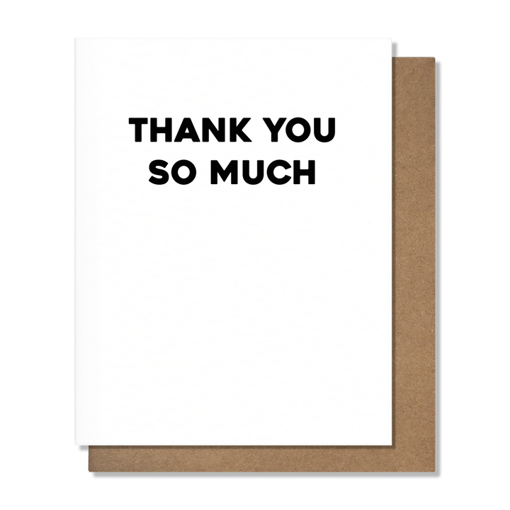 Thank You So Much - Thank You Card