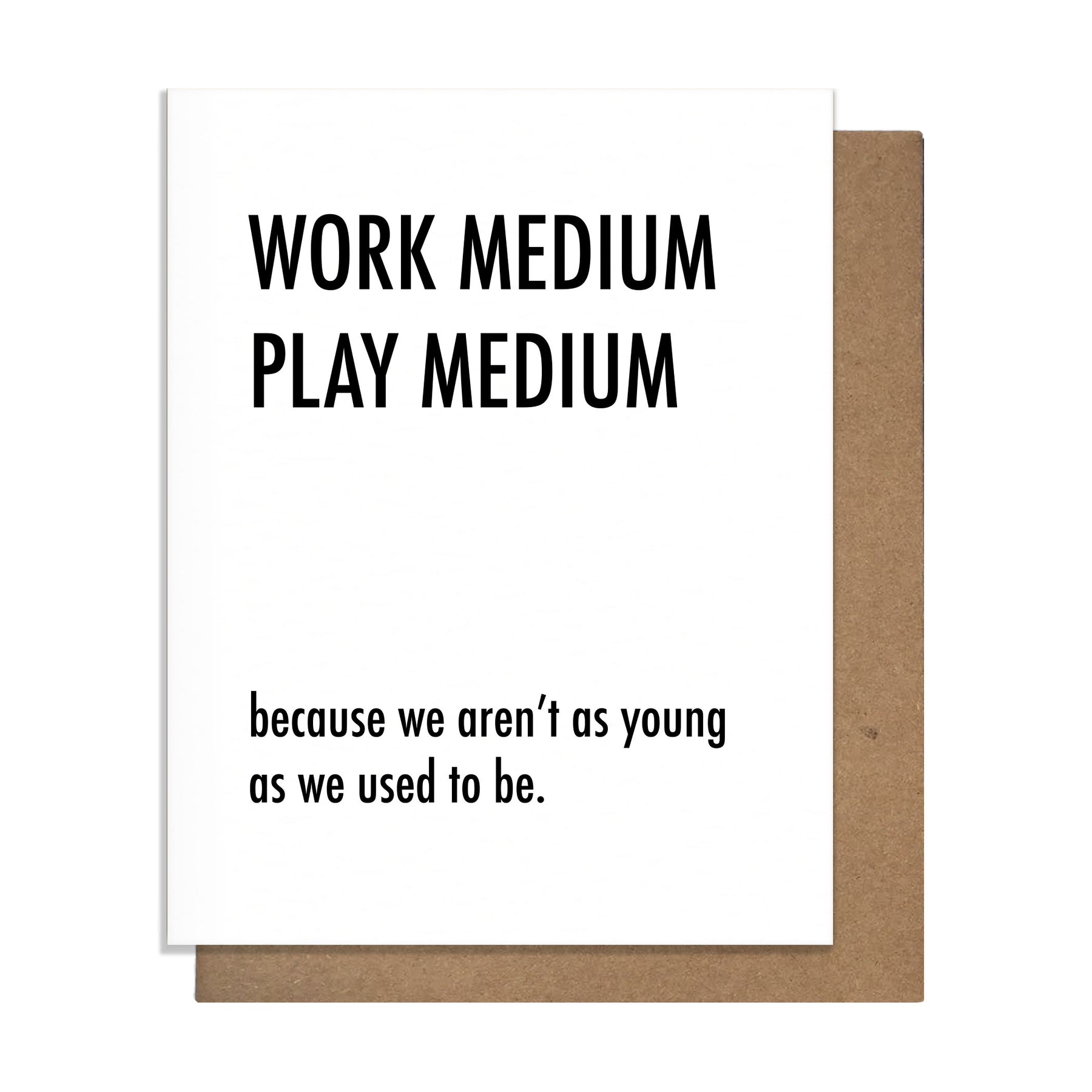 Work Medium card