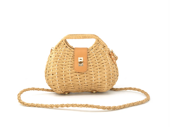 B AND C BAGS Straw Bag 2638