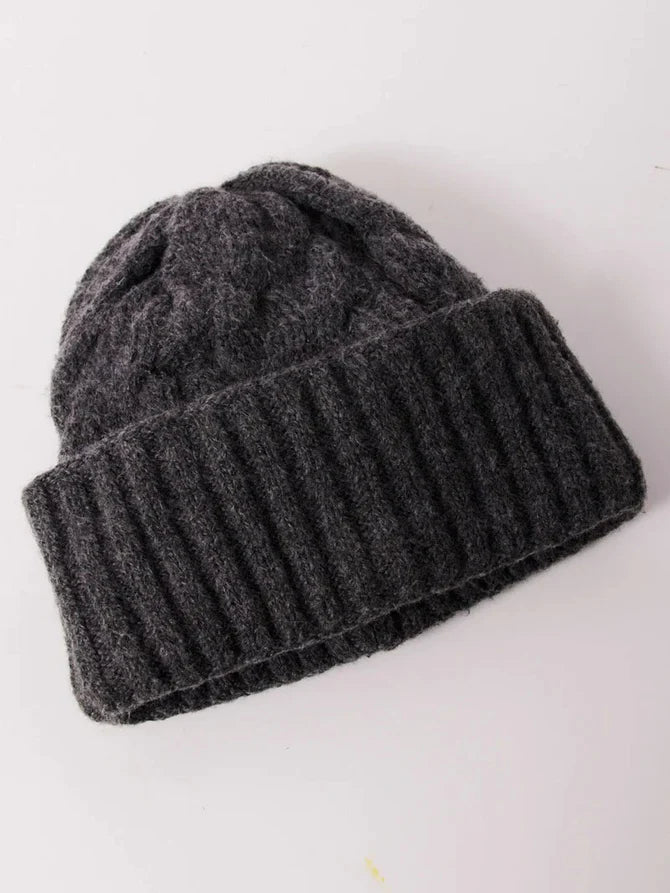 FREE PEOPLE Coast Line Beanie - Charcoal