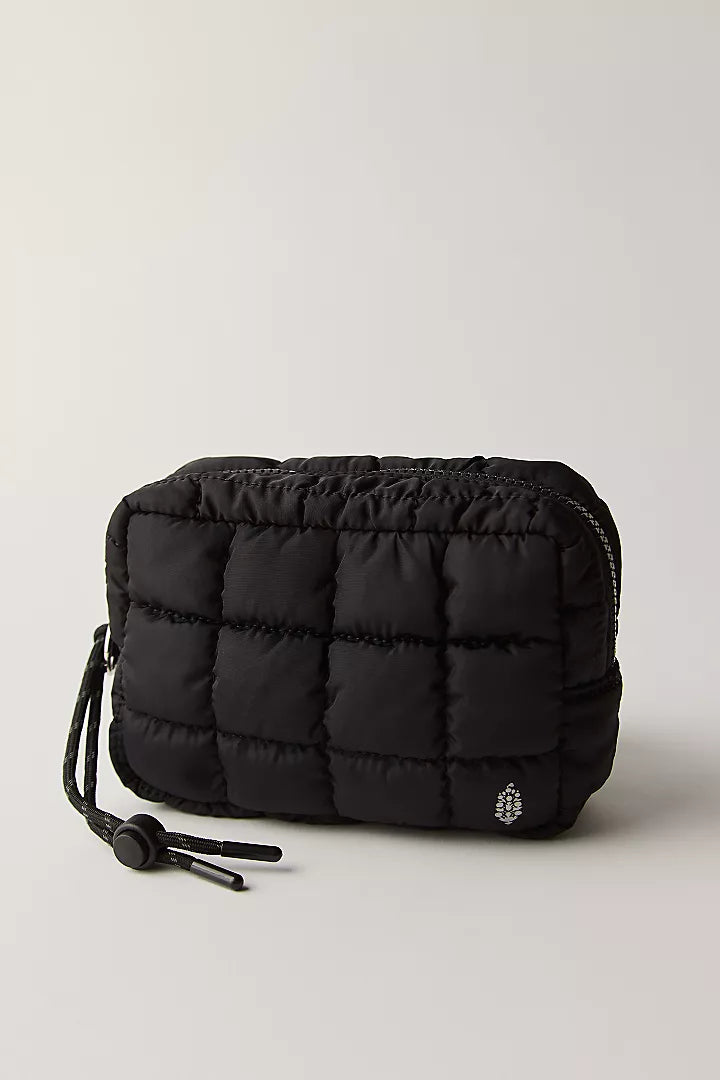 FREE PEOPLE Quilted Mini Case - Black