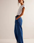 FREE PEOPLE Palmer Cuffed Jean - Tunnel Vision