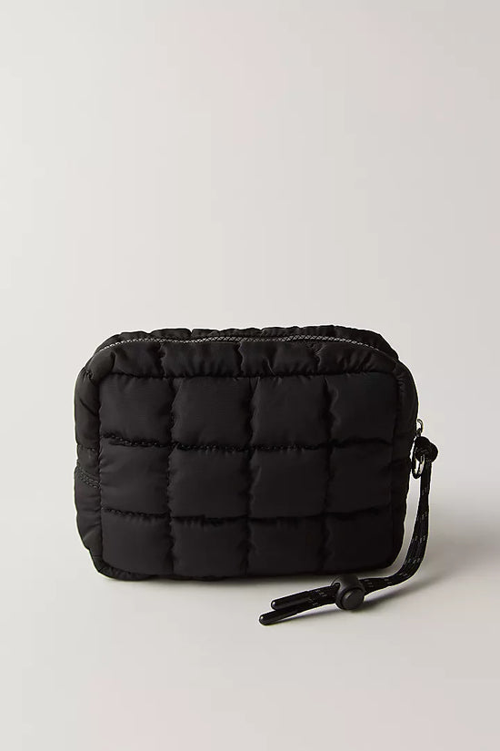 FREE PEOPLE Quilted Mini Case - Black