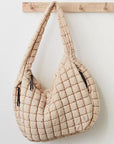 FREE PEOPLE FP Movement Quilted Carryall - Off White