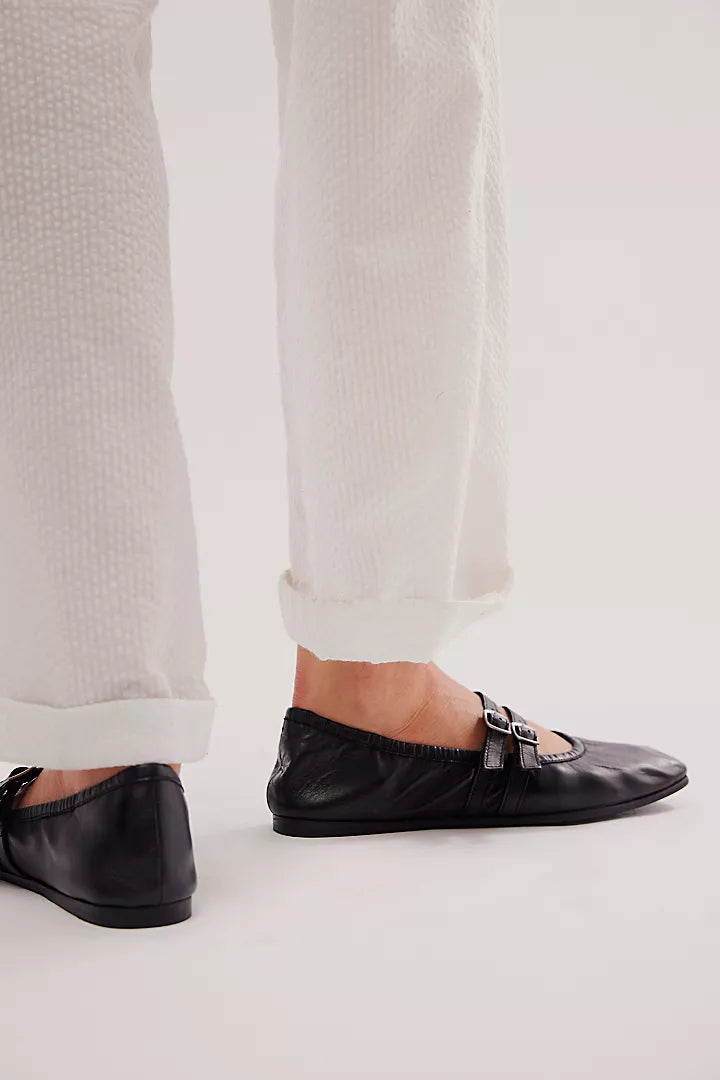 FREE PEOPLE Gemini Ballet Flat - Black