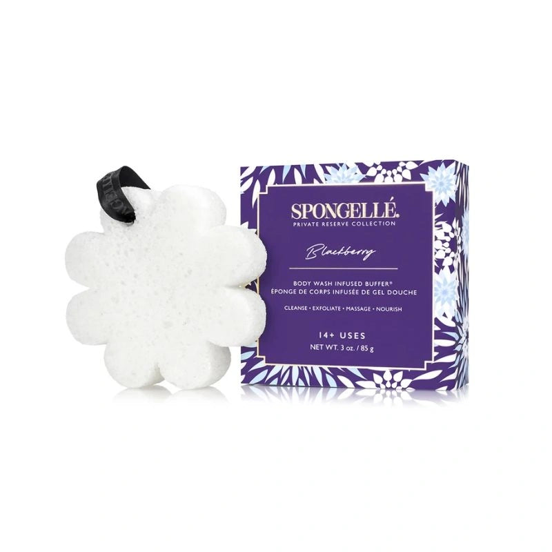 SPONGELLE Blueberry Travel Buffer