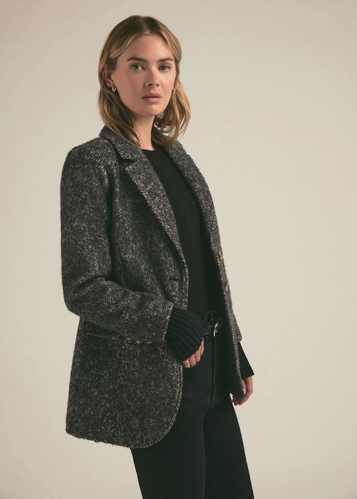 Favorite Daughter The City Blazer -Black Multi