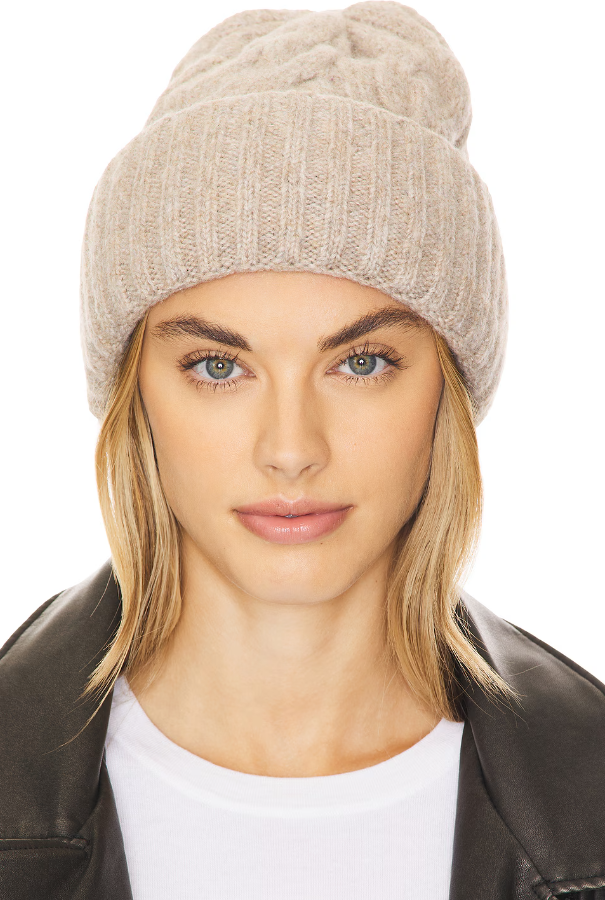 FREE PEOPLE Coast Line Beanie - Oatmeal