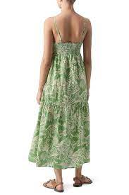 SANCTUARY Dropped Seam Maxi Cool Palm